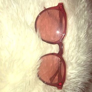 Crystal Red Plastic Round Readers